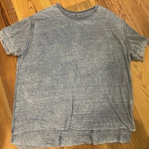 We The Free Blue Oversized Shirt